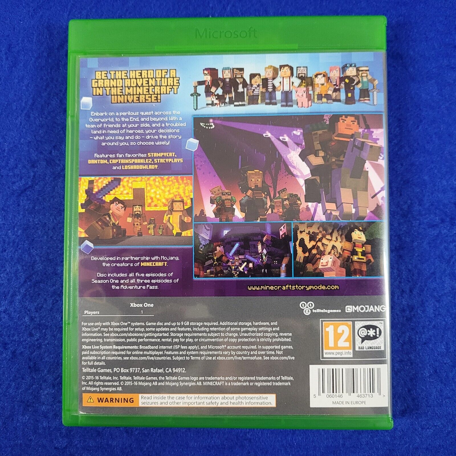  Minecraft: Story Mode- The Complete Adventure - Xbox One : Ui  Entertainment: Video Games