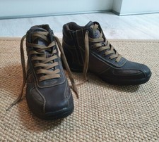 Gordon Jack Herren Boots Schuhe Gr. 43 braun Reissverschluss Schnürung gefüttert