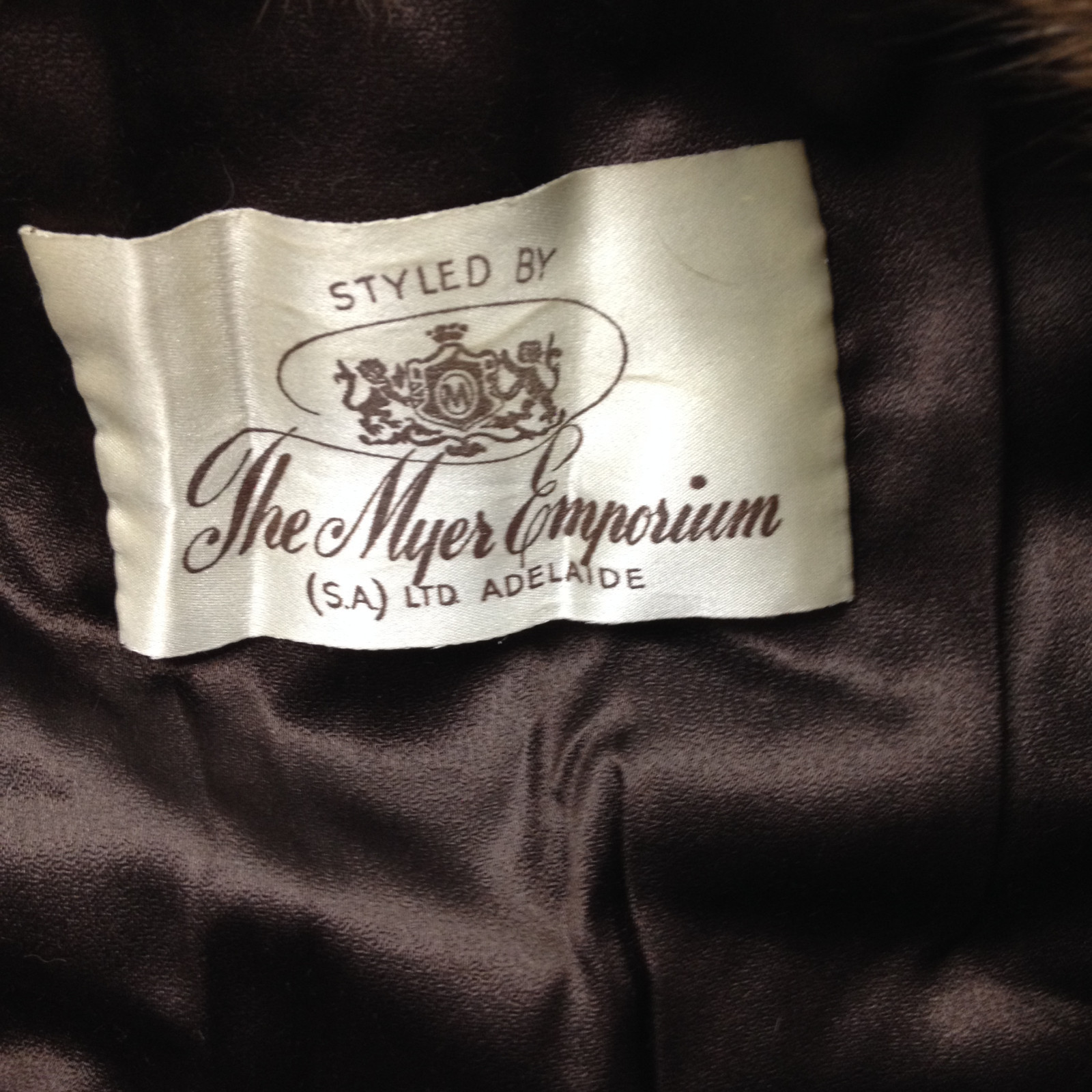 Vintage Genuine Fur Stole Cape Styled 