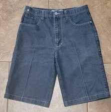 Boys SOUTHPOLE Dark Blue Jeans Denim SHORTS Size 18
