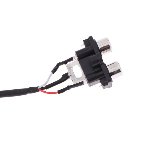 30CM Audio Signal Cable 2 RCA TO XH2.54MM-3PIN Audio Input Socket For Panel - Photo 6/12