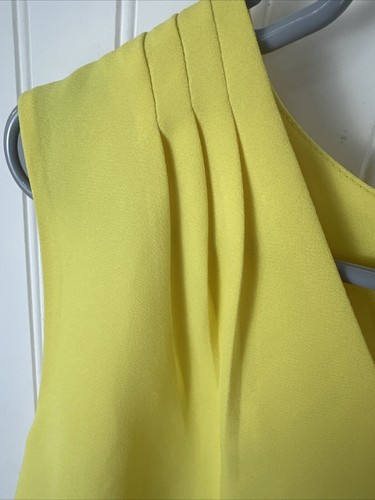 Kasper Mujer Amarillo Suelto Cuello en V Shell Poliéster Talla L - Imagen 5 de 15
