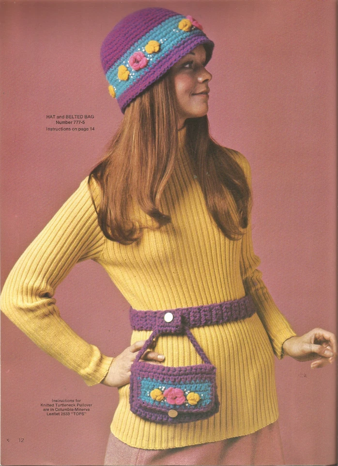 Teach Yourself to Crochet Patterns Vintage Columbia Minerva H92 - Image 4 of 4