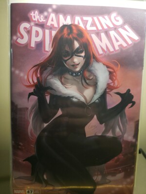Amazing Spider-Man #47 Black Cat Warren Louw Variant Marvel