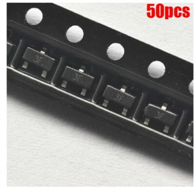 MARKENLOS 50Pcs BC857B Signal Transistor SOT-23 BC857 100Ma Small 45V Ic New cq