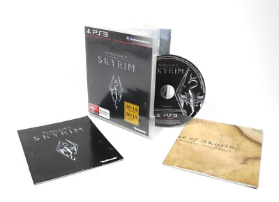 SONY PLAYSTATION 3 PS3 PAL EUROPE THE ELDER SCROLLS V SKYRIM VIDEO GAME ...