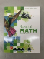 McGraw Hill Reveal Math Course 3 Vol 1 Interactive Student Edition Textbook