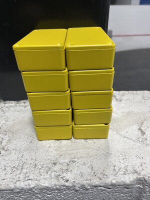 1590GYL  Genuine Hammond Diecast Aluminium Enclosure Box Lot Of 10