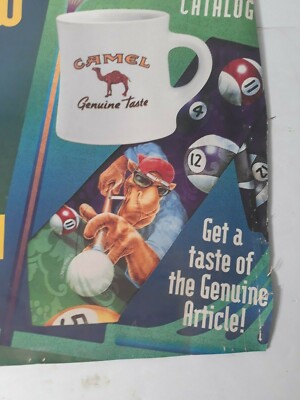 Vintage Joe Camel Cash Catalog Six In-Store Promotional Poster