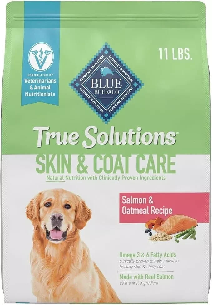 Blue Buffalo True Solutions Perfect Skin & Coat Natural 11 Pound (Pack of 1) 