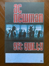 A.C. NEWMAN Get Guilty 11x17 Concert Poster ORIGINAL 2009 PROMOTIONAL Promo Tour