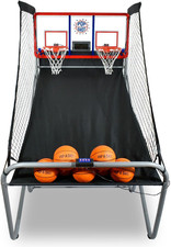 Official Indoor/Outdoor Dual Shot Basketball Arcade Game - Weather Resistant - 1