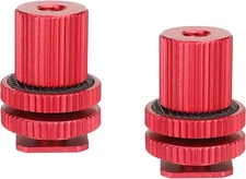 Camera Hot Shoe Mount to 1/4"-20 Female Thread Screw Adapter for DSLR Camera Rig