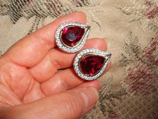 Vintage Nina Ricci Jewles of India Ruby Glass...