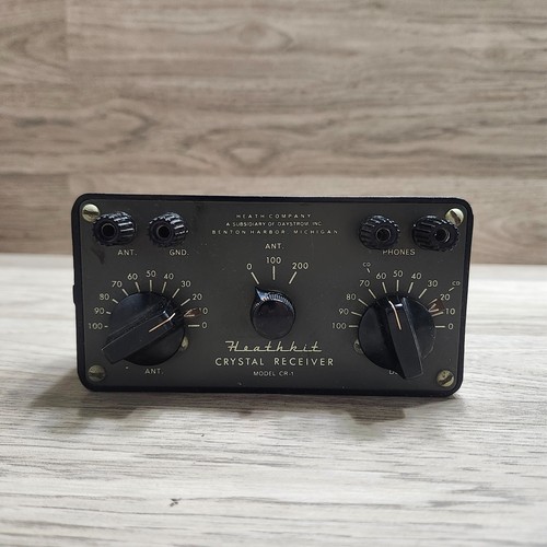 Heathkit CR-1 Crystal Radio Receiver Original Vintage