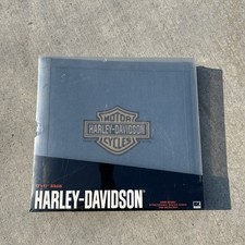 Harley Davidson Motorcycle Denim Scrapbook Album 12' x 12", Sealed