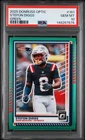 2025 Donruss Optic Football Green Stefon Diggs #161 PSA 10