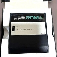 YAMAHA RAM4 cartridge 4DX-7II with box &etc. (please read)