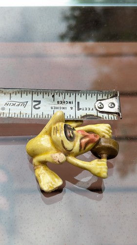 Estatuilla Hagen Renaker Pottery Little Horribles Trabajo Duro Harry Nº 424 Daños - Imagen 9 de 9