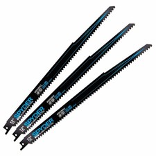 12 in 6 TPI Reciprocating Saw Blade Metal Wood (3-Pack) Spyder 200306