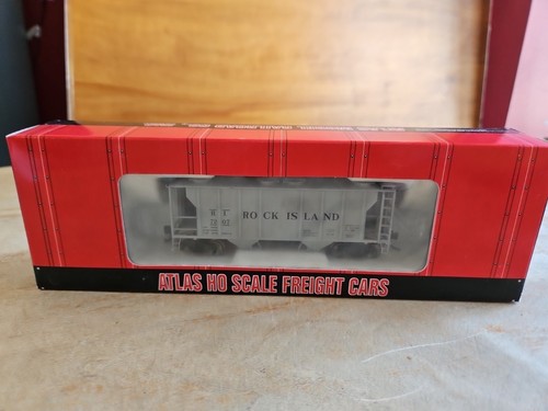 Atlas HO 1826-3 PS-2 Covered Hopper 2 Bay Rock Island #7207 NEU IN BOX | Zustand: New