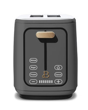 Beautiful 2-Slice Toaster Oyster Gray Drew Barrymore | Freeship USA