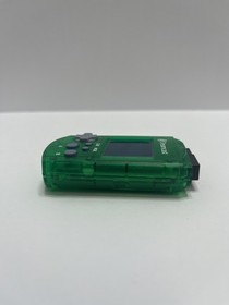 Sega Dreamcast Clear Green VMU OEM Visual Memory Unit TESTED WORKING!