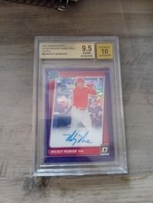 2021 Optic Purple Mickey Moniak Graded 9.5 Auto