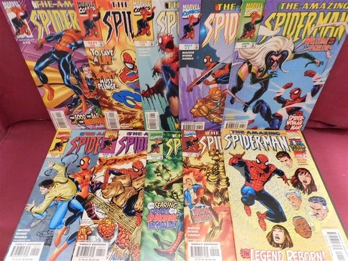 AMAZING SPIDER-MAN 1 2 3 4 5 6 7 8 9 10 MARVEL COMIC RUN MACKIE HANNA 1999 NM
