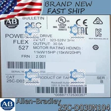 25C-D030N104 New NEW PLC PowerFlex 527 15kW / 20Hp AC Drive Free Ship US