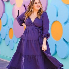 HURRICANE OF JACARANDAS DRESS