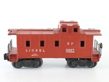Lionel O 6257 Southern Pacific SP Red Caboose Train Car
