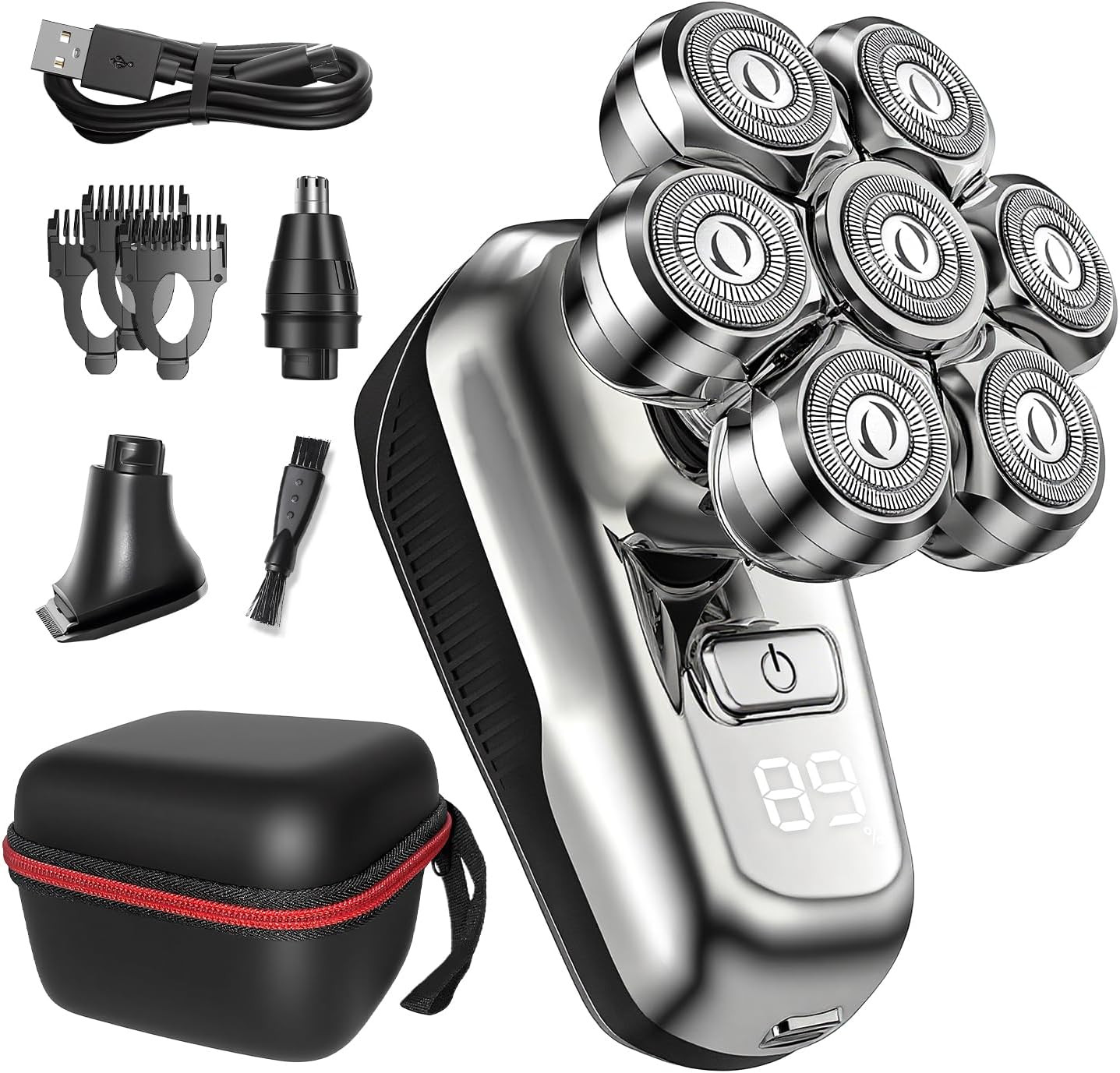 Head Shavers for Men,2025 Upgraded 7D Flexible Head Shaver for Bald Men, IPX6 We