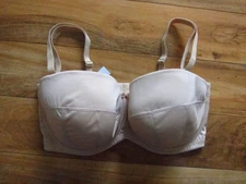 Sculptresse by Panache Beige Dana Strapless Underwire Bra w/ Comfort Straps 38FF