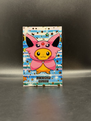 Poncho Pikachu Espeon Hood Sparkle Gold Star Foil Attacks 2 Database Pokemon