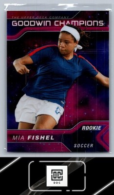 2023 Upper Deck Goodwin Champions #P10 Mia Fishel Platinum Cosmic #/199