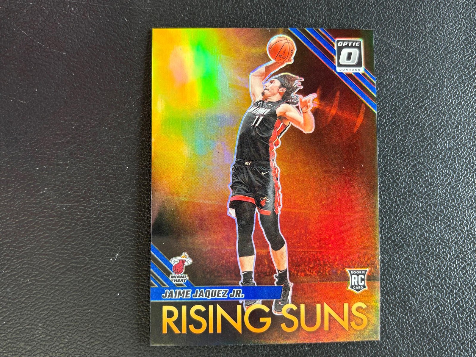 Jaime Jaquez Jr. 2023-24 Optic Rising Suns Blue Prizm Rookie RC Heat 2/49 F4