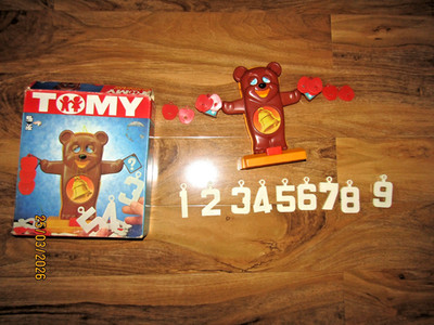Retro TOMY The Clever Bear Spiel Vintage Zahlen