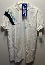 Vintage 1980  s Le Coq Sportif Paris Polo NOS Size Medium w/Original Tags