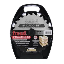 Freud Pro Dado Circular Saw Blades 8" Diameter 12 Teeth 6000 Max RPM SD208S