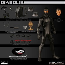 Product Image: MEZCO MEZ77240 Thief Diabolik 1/12 Limited Edition Collectible Action Figure