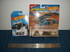 Hot Wheels Sojourner and Perseverance Mars Rover Action Pack Unopened