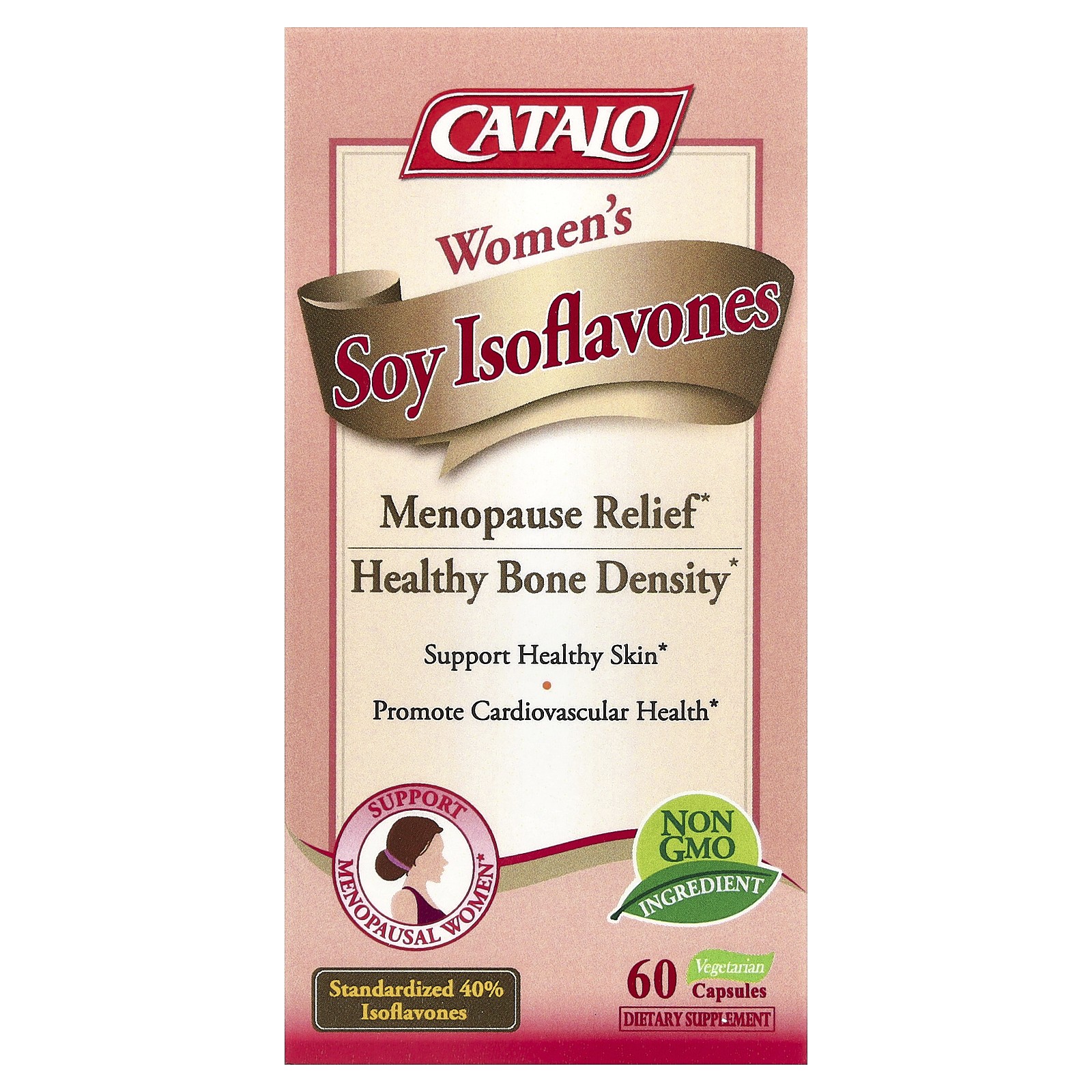 Women's Soy Isoflavones, 60 Vegetarian Capsules (125 mg Per Capsule)