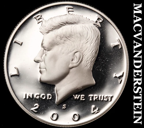 2004-S Silver Kennedy Half Dollar - Choice Gem Proof  Lustrous  #i1678