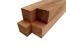 Black Walnut Turning Blank Squares - 1.5" x 1.5" 4 Pieces 1.5" x 1.5" x 8"