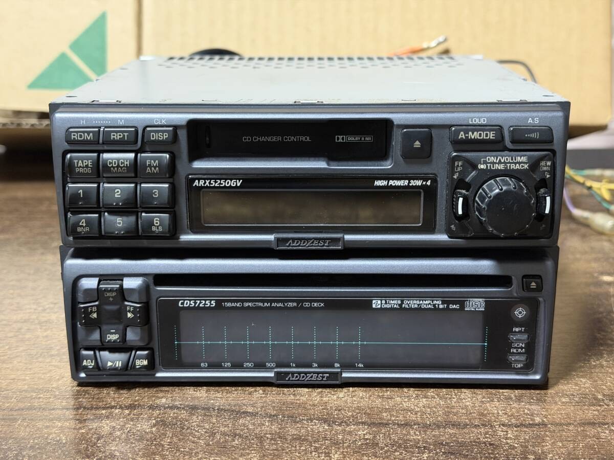 Clarion Addzest ARX5250GV CDS7255 1DIN+1DIN CD Cassette Deck Clarion Addzest ARX5250GV CDS7255 1DIN+1DIN CD Cassette Deck