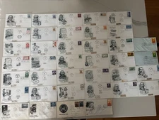 Lot Of 32 First Day Of Issue Stamped Envelopes, 1960-62 + 6 Others. 53,54,56,57 
