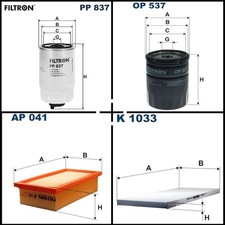 Filtron Filterset, Inspektionspaket für VW PASSAT B2 Variant PASSAT B1 Variant