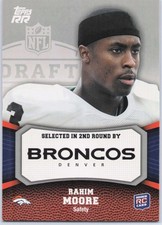 2011 Topps Rising Rookies - Rahim Moore, #166, RC