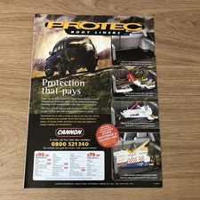 GUNS115 MAGAZINE ADVERT 12X9 PROTEC BOOT LINERS FOR VEHICLES
